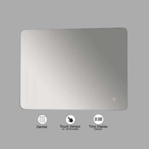 VONN VMRS0320 LED Bath Mirror in Silver, Rectangle 30"W x 24"H or 36"W x 30"H