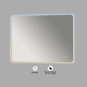 VONN VMRS0320TW Tunable White LED Bath Mirror in Silver, Rectangle 30"W x 24"H or 36"W x 30"H