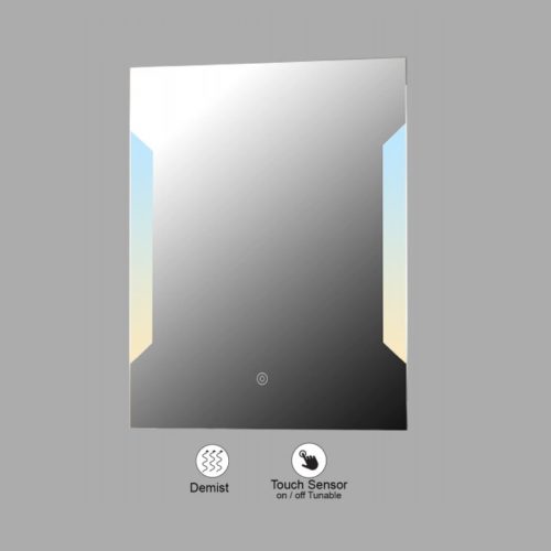 VONN VMRS0920ATW Tunable White LED Bath Mirror in Silver, Rectangle  or 30"W x 36"H