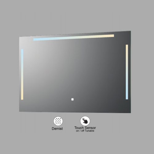 VONN VMRS6030TW Tunable White LED Bath Mirror in Silver, Rectangle 30"W x 24"H or 36"W x 30"H