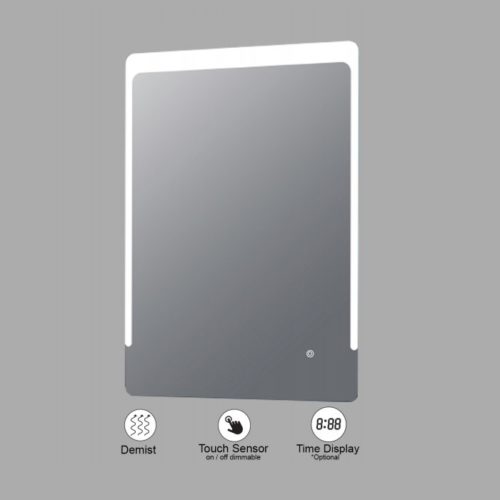 VONN VMRS6730 LED Bath Mirror in Silver, Rectangle 24"W x 30"H or 30"W x 36"H