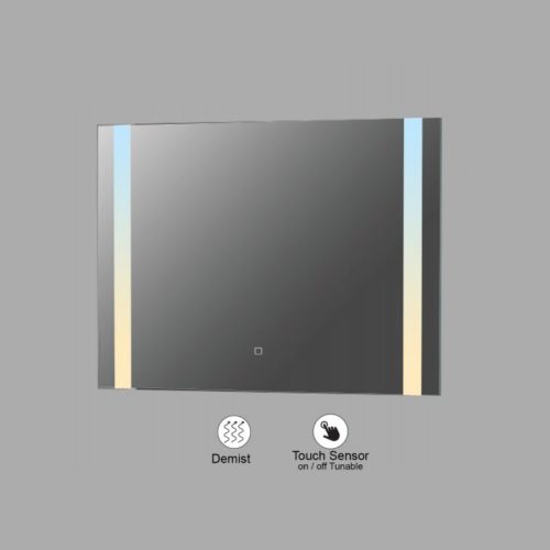 VONN VMRS6930TW Tunable White LED Bath Mirror in Silver, Rectangle 30"W x 24"H or 36"W x 30"H