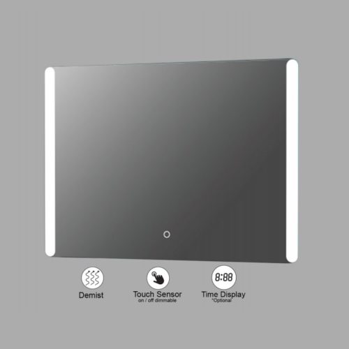 VONN VMRS7030 LED Bath Mirror in Silver, Rectangle 30"W x 30"H or 36"W x 30"H