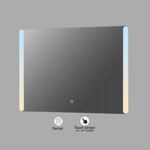 VONN VMRS7030TW Tunable White LED Bath Mirror in Silver, Rectangle 30"W x 24"H or 36"W x 30"H