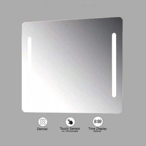 VONN VMRS8020 LED Bath Mirror in Silver, Rectangle 30"W x 24"H or 36"W x 30"H