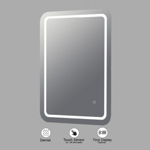 VONN VMRS8830ATW Tunable White LED Bath Mirror in Silver, Rectangle 30"W x 24"H or 36"W x 30"H