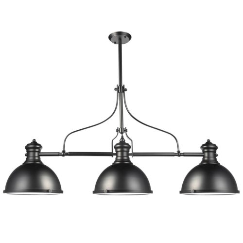 Dorado VVC31203BZ 53" Industrial Linear LED Chandelier, Architectural Bronze