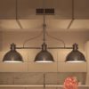 Dorado VVC31203SN 53" Industrial Linear LED Chandelier, Satin Nickel