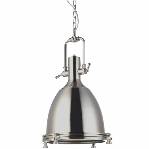 Dorado VVP21011SN 14" Industrial LED Pendant, Satin Nickel