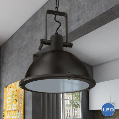 Dorado VVP21021BZ 11" Industrial LED Pendant, Architectural Bronze