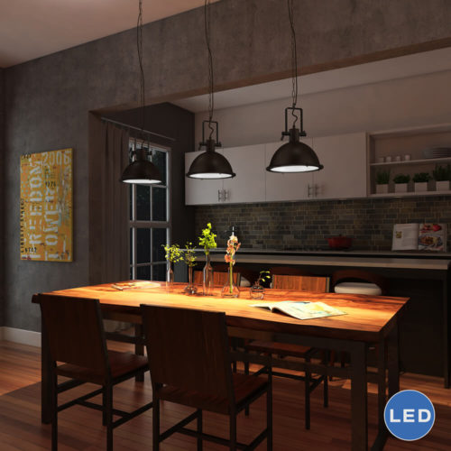 Dorado VVP21021BZ 11" Industrial LED Pendant, Architectural Bronze