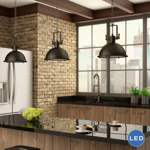 Dorado VVP21021BZ 11" Industrial LED Pendant, Architectural Bronze