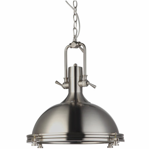 Dorado VVP21031SN 16" Industrial LED Pendant, Satin Nickel