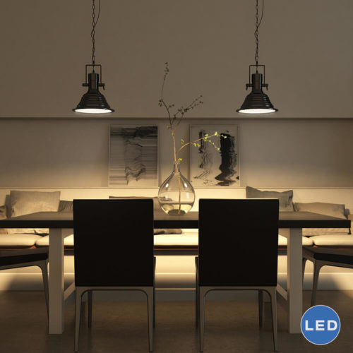 Dorado VVP21041BZ 11" Industrial LED Pendant, Architectural Bronze