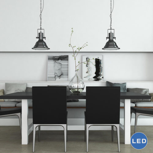 Dorado VVP21041BZ 11" Industrial LED Pendant, Architectural Bronze