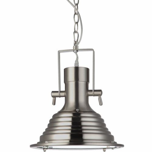Dorado VVP21041SN 11″ Industrial LED Pendant, Satin Nickel