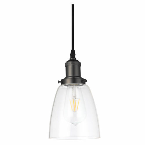 Delphinus VVP21111BZ 5" Industrial LED Pendant Light, Architectural Bronze