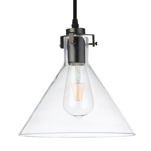 Delphinus VVP21131BZ 10" Industrial LED Pendant, Architectural Bronze