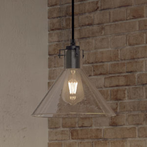 Delphinus VVP21131BZ 10" Industrial LED Pendant, Architectural Bronze