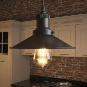 Delphinus VVP21201BZ 9" Industrial LED Pendant, Architectural Bronze