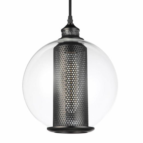 Delphinus VVP21311BZ 10" Industrial Mixed-Media LED Pendant, Architectural Bronze