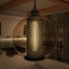 Delphinus VVP21311BZ 10" Industrial Mixed-Media LED Pendant, Architectural Bronze